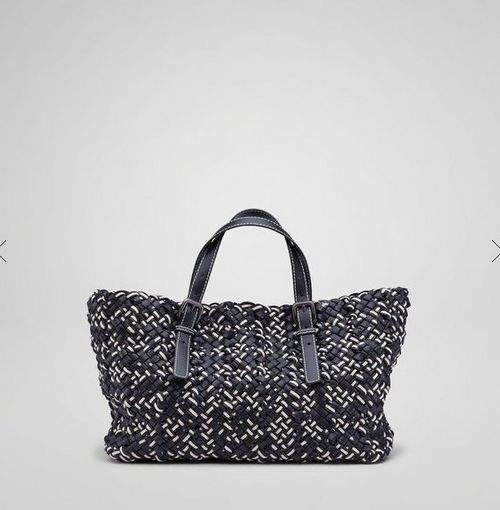 Bottega Veneta Woven Tote Bag 9789 black lambskin